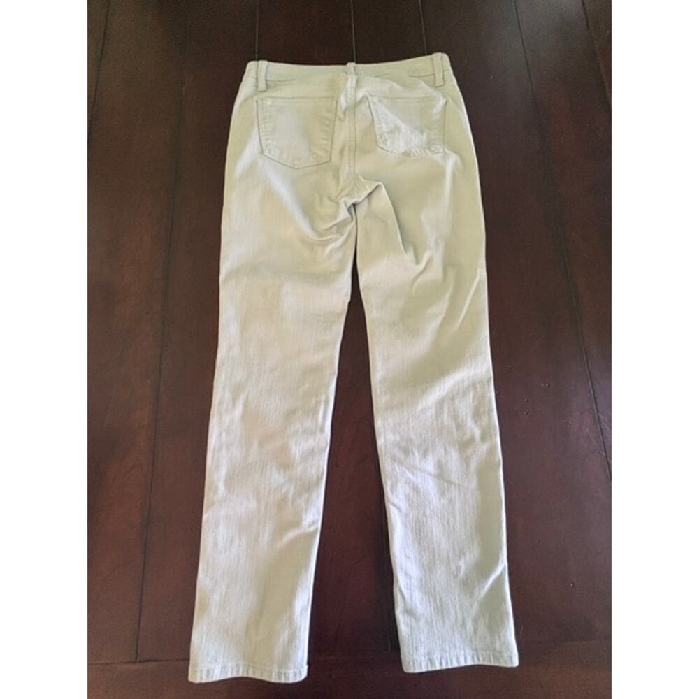 Talbots Slim Ankle Jeans Womens 4 Mint Green Stretch Denim 28" Inseam - Picture 2 of 4